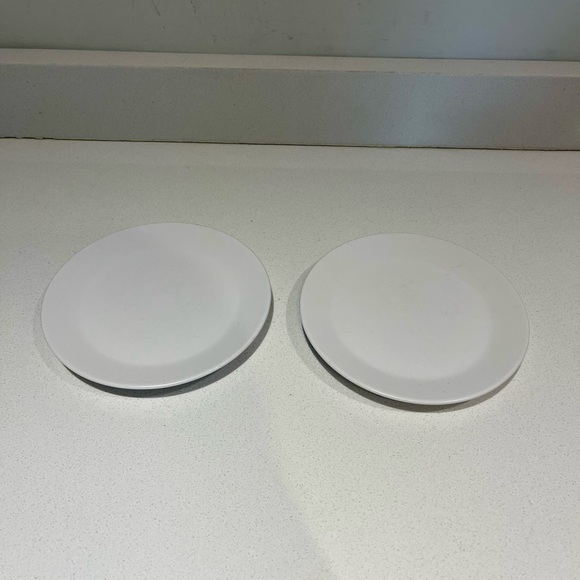 Set of 2 Noritake Progression China Pearl white (9002) plates 6.25” - Picture 1 of 6